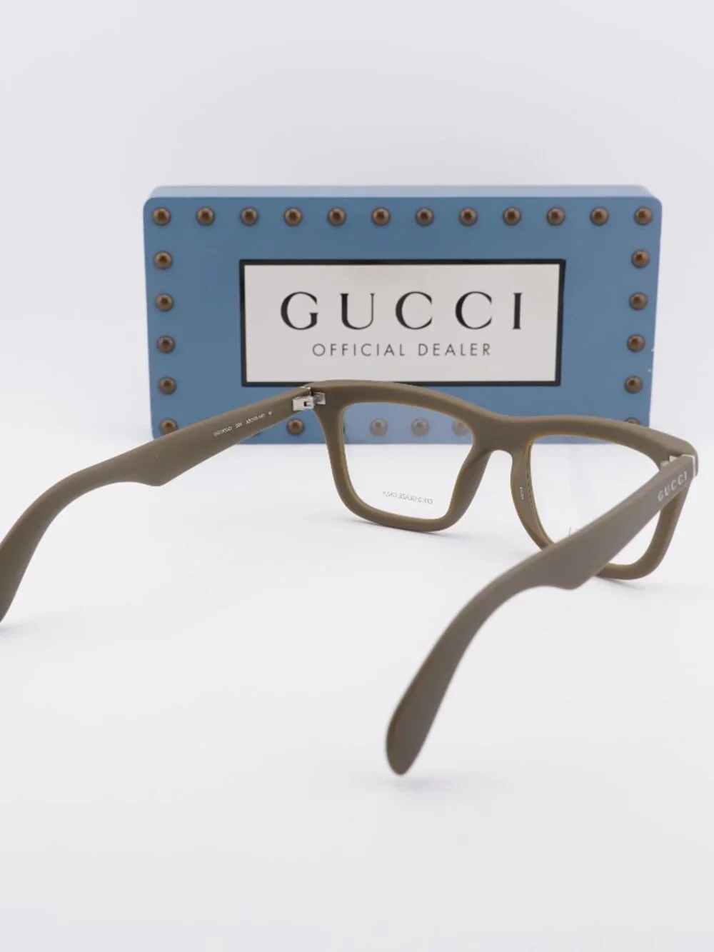 Gucci GG1933O 004 Square Eyeglasses 53mm - Military Green